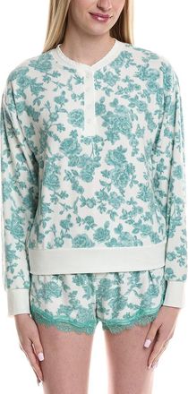 PJ Salvage Pj Salvage Lacey Jade Waffle-Knit Top