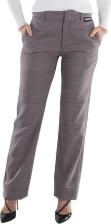 VETEMENTS Light Pink Check Tailored Trousers, Size Small