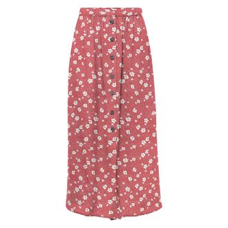 Only Midi rok met bloemenprint