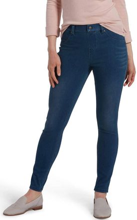 Hue Womens Ultra Soft High Waist Denim Leggings In Windsor Blue Wash