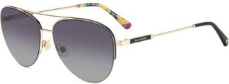Kate Spade New York Janece/G/S Asian Fit Polarized RHL/WJ Womens Sunglasses Gold Size 58