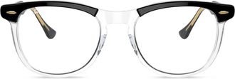 Ray-Ban Eagle Eye round-frame glasses - unisex - Acetate - 56 - Black