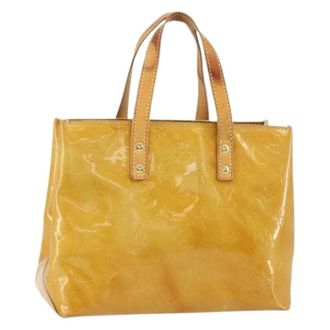 Louis Vuitton Pre-owned Tote Bags, female, Yellow, Size: ONE SIZE Pre-owned Vintage Leather Tote Bag