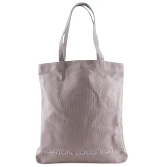 Louis Vuitton Pre-owned Fondation Paris Limited Canvas Tote Bag - Heren - Pre-owned - Grijs - Maat: ONE Size
