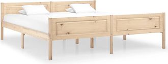 vidaXL Vidaxl - Estructura De Cama Sin Colch&oacute;n Madera Maciza De Pino 180x200 Cm
