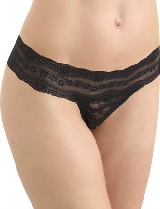 Wacoal Lace Kiss Thong Panty In Night