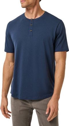 Travis Mathew Cloud Henley in Total Eclipse at Nordstrom, Size Xx-Large