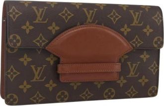 Louis Vuitton Pre-owned Clutches, female, Brown, Size: ONE SIZE Pre-owned Vintage Canvas Clutch