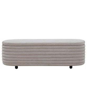 Safavieh Couture Jaymie Linen Storage Bench