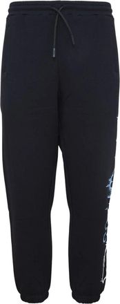 Disclaimer Graffiti Print Trainingsbroeken - Heren - Sweatpants - Zwart - XL - Katoen - Broeken