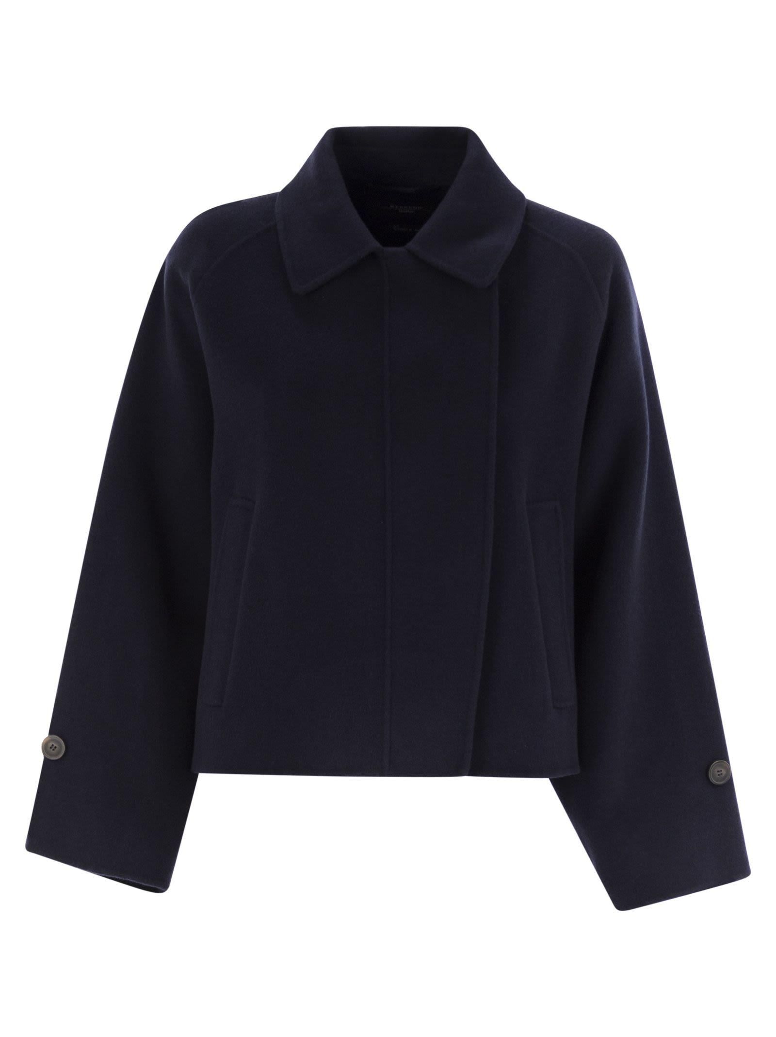 ジャケット 1989 STUDIO Dark blue short trench jacket 1989 STUDIO Women's Blue Short Trench Jacket | ShopSimon