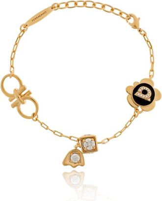 Ferragamo Brass Bracelet - Dames - Armbanden - Geel - ONE Size - Accessoires