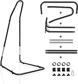 Costway Costway Soporte Para Silla Hamaca Carga 150 Kg Sost&eacute;n Para Silla Colgante Altura Regulable Marco De Silla