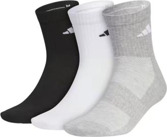 adidas Sportswear Crew Socks 3 Pack Black White Grey JC9272