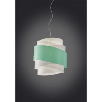 Linea Zero Bea L&aacute;mpara De Suspensi&oacute;n Una Luz Verde Di&aacute;metro 40x H39 Cm