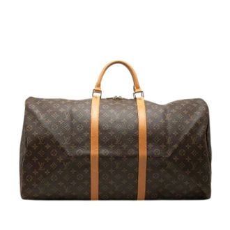 Louis Vuitton Pre-owned Weekend Bags, female, Brown, Size: ONE SIZE Pre-owned Keepall 60