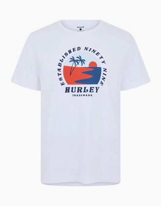 Hurley Hurley Mens Sunrise Ss T Sn99 - White - Size: 2X large