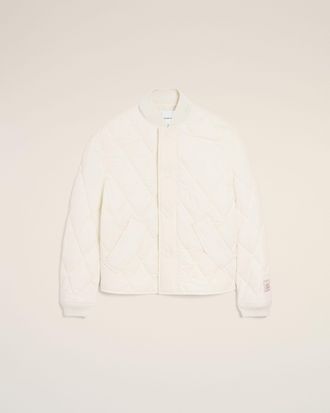 Ami White Nylon Padded Jacket White - XXL - Unisex