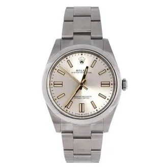 Rolex Oyster Perpetual Automatic Watch Stainless Steel 41 in Metallic Silver at Nordstrom