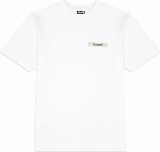Jacquemus Mens Mens White Jacquemus Le T-Shirt Gros Grain T-Shirt - Size: 38