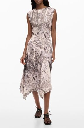 Desigual Sleeveless Midi Dress in Gray at Nordstrom, Size X-Large