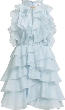 Aje Abito corto Cleo con ruches - Blu