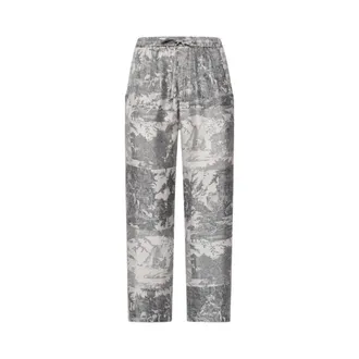 Pierre-Louis Mascia Straight Trousers, female, Gray, Size: XS Aloegum Wide Trousers