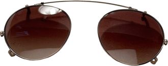 Oliver Peoples Unisex 49mm Soft Gold Clip-On Frames