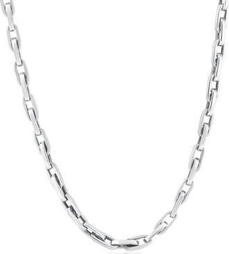 Pompeii3 Mens 14k Gold (49gram) or Platinum (92gram) 5mm Link Chain Necklace 20