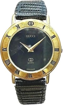Gucci Pre-owned Watches, female, Black, Size: ONE SIZE Pre-owned Stainless Steel watches
