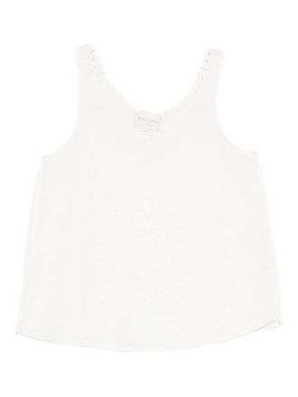 Forte_Forte Top Ricamo Cappa Garza Lino Chic