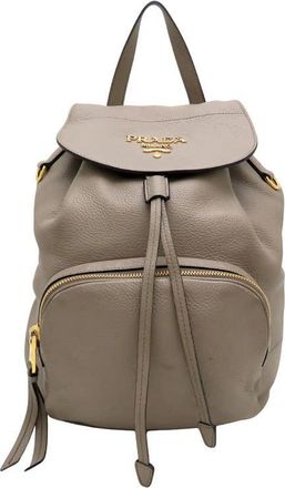 Prada Pre-owned Prada Vitello Daino Cinch Backpack Ladies IHYPHA4KWEM87H9A