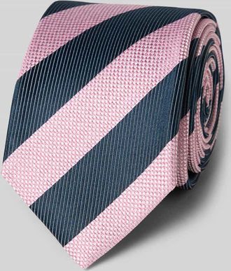 Olymp Seidenkrawatte im Allover-Look (6,5 cm) in Rosa, Gr&ouml;&szlig;e 1