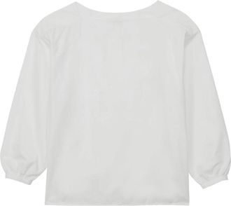 Ines De La Fressange Zee Top - Dames - Blouses - Wit - 2XS - Katoen - Overhemden
