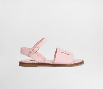 Dolce & Gabbana Calfskin Sandals - Woman Pink 27