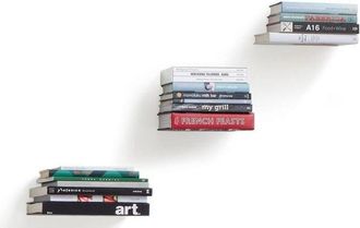 OEM Juego De 3 Estanter&iacute;as Ocultas, Metal Plateado