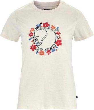 Fj&auml;llr&auml;ven Fj&auml;llblomster Fox T-Shirt T-Shirt f&uuml;r Damen | wei&szlig;