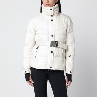 Moncler Giacca da sci Karshi bianca in poliestere