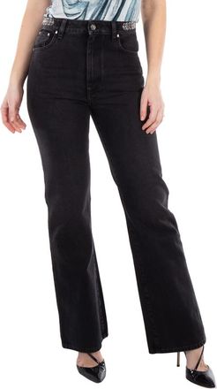 Paco Rabanne Ladies Black 1969 Cotton Straight-Leg Jeans, Waist Size 26