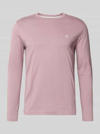 Marc O'Polo Shaped Fit Langarmshirt aus reiner Baumwolle in Altrosa, Gr&ouml;&szlig;e M