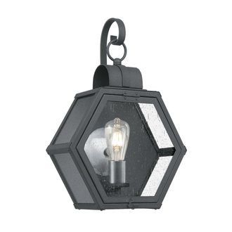 Netlighting Quoizel Heath Outdoor Wall Lantern Mottled Black IP44