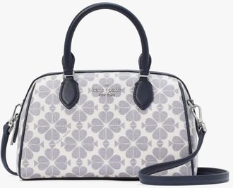 Kate Spade New York Womens Flower Small Dolly Duffle - Dark Blue - One Size