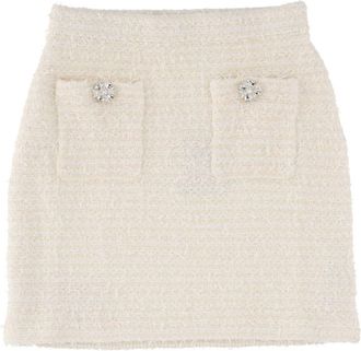 Self Portrait Wool Miniskirt