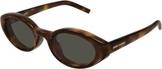 Saint Laurent Eyewear SL567PLUMP Sunglasses - Havana