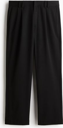 H&M Anzughose in Relaxed Fit - Schwarz