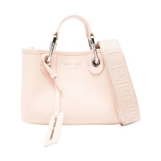 Emporio Armani Tote Bags, female, Pink, Size: ONE SIZE Top Handle Tote Bag