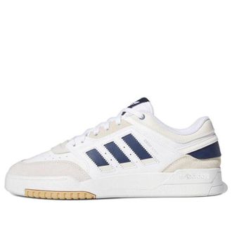 adidas Originals Drop Step Low White Navy Blue HQ7133