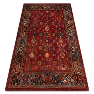 RugsX RugsX Wool Omega Rug in Red | Size: 170 cm x 235 cm