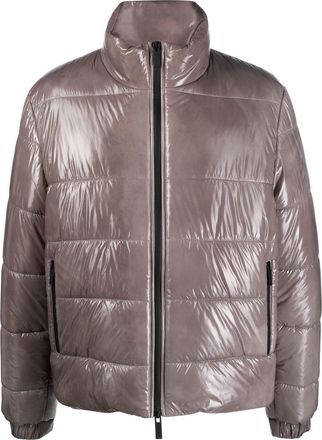 44 Label Group Blow Out puffer jacket - men - Polyamide/Polyester - 48 - Grey