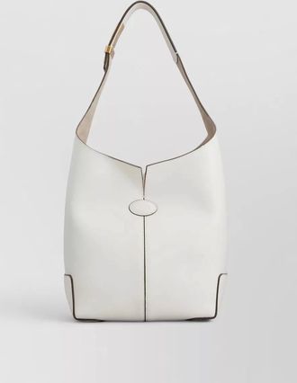 Tod's shoulder bag gold tone hardware top handle